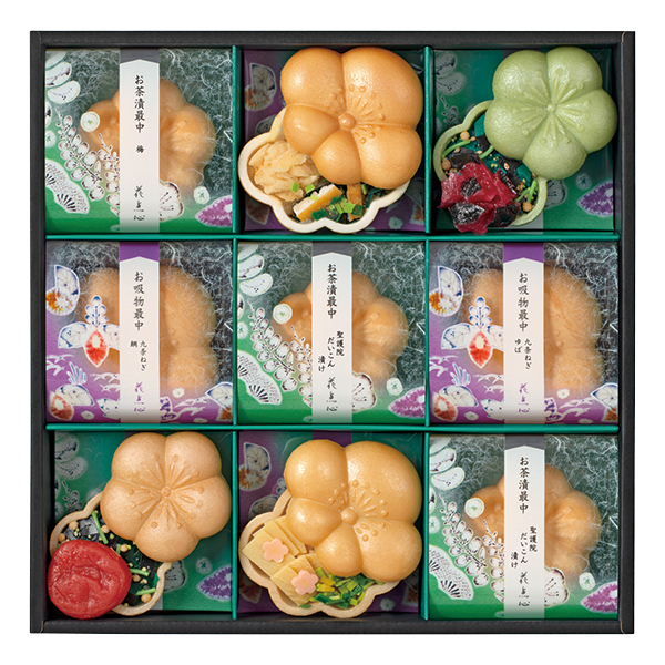 京都 辻が花 お茶漬・お吸物最中詰合せ(YT-30)